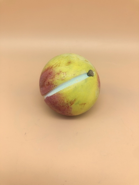 Obst - Deko Pflaume gelb